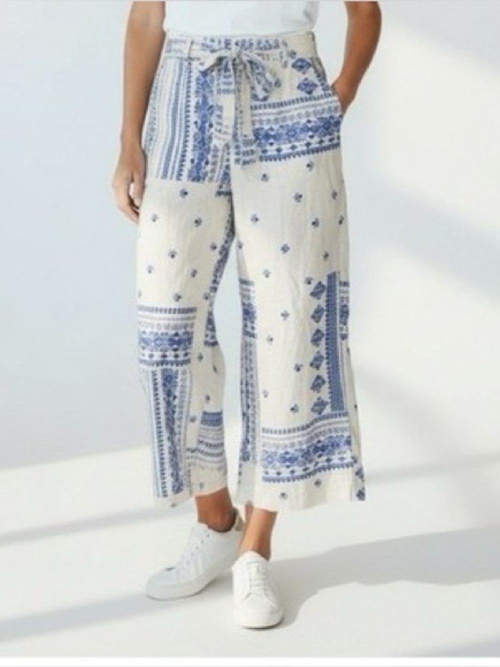 NWOT Joie Linen Lightweight Wide Leg Pants Size 8